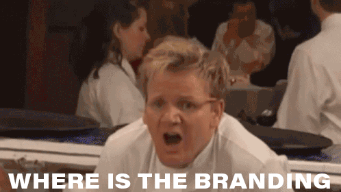 WHERE IS THE BRANDING???